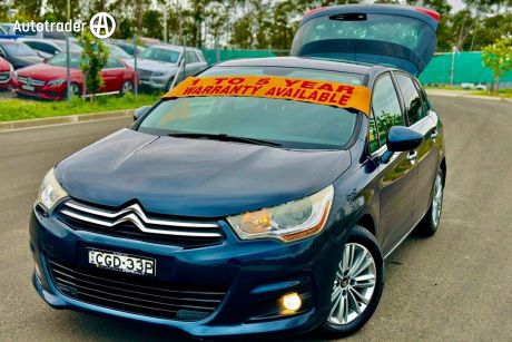 Blue 2012 Citroen C4 Hatch SEDUCTION B7 MY13 1.6L Auto hatch