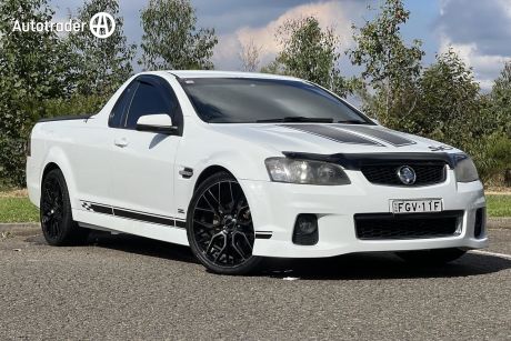 White 2012 Holden Commodore Utility SV6 Z-Series