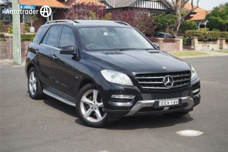 Black 2012 Mercedes-Benz ML250 Wagon CDI Bluetec (4X4)