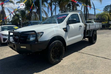 White 2013 Ford Ranger Cab Chassis XL 3.2 (4X4)