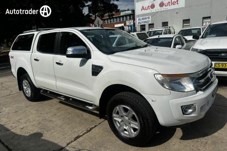 White 2013 Ford Ranger Dual Cab Utility XLT 3.2 (4X4)