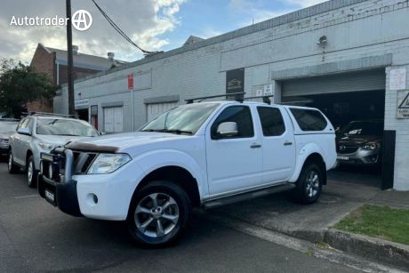 White 2014 Nissan Navara Ute Tray