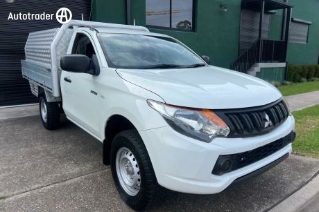 White 2017 Mitsubishi Triton Cab Chassis GLX