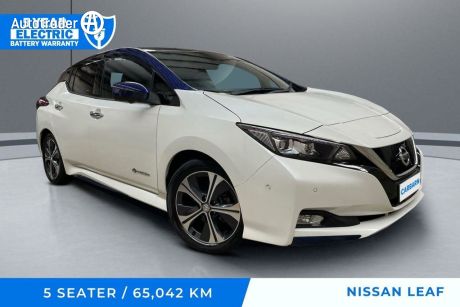 White 2017 Nissan Leaf Hatch (No Badge)