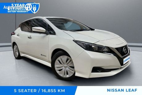 White 2018 Nissan Leaf Hatch G