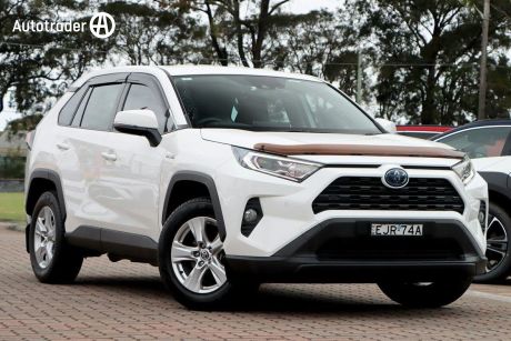 White 2020 Toyota RAV4 Wagon GX 2WD Hybrid
