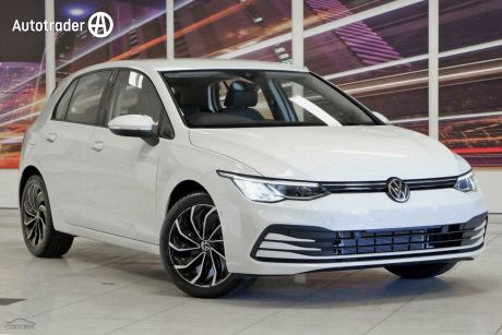 White 2024 Volkswagen Golf Hatchback 110TSI Life