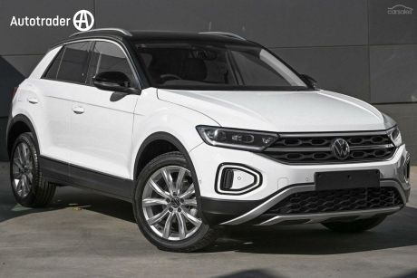 White 2024 Volkswagen T-ROC Wagon 110TSI Style